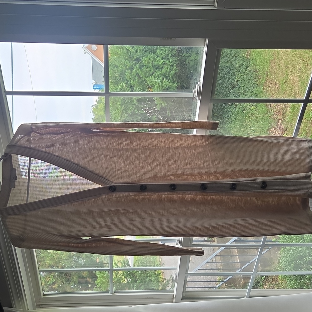 LOFT Cream Knit Cardigan